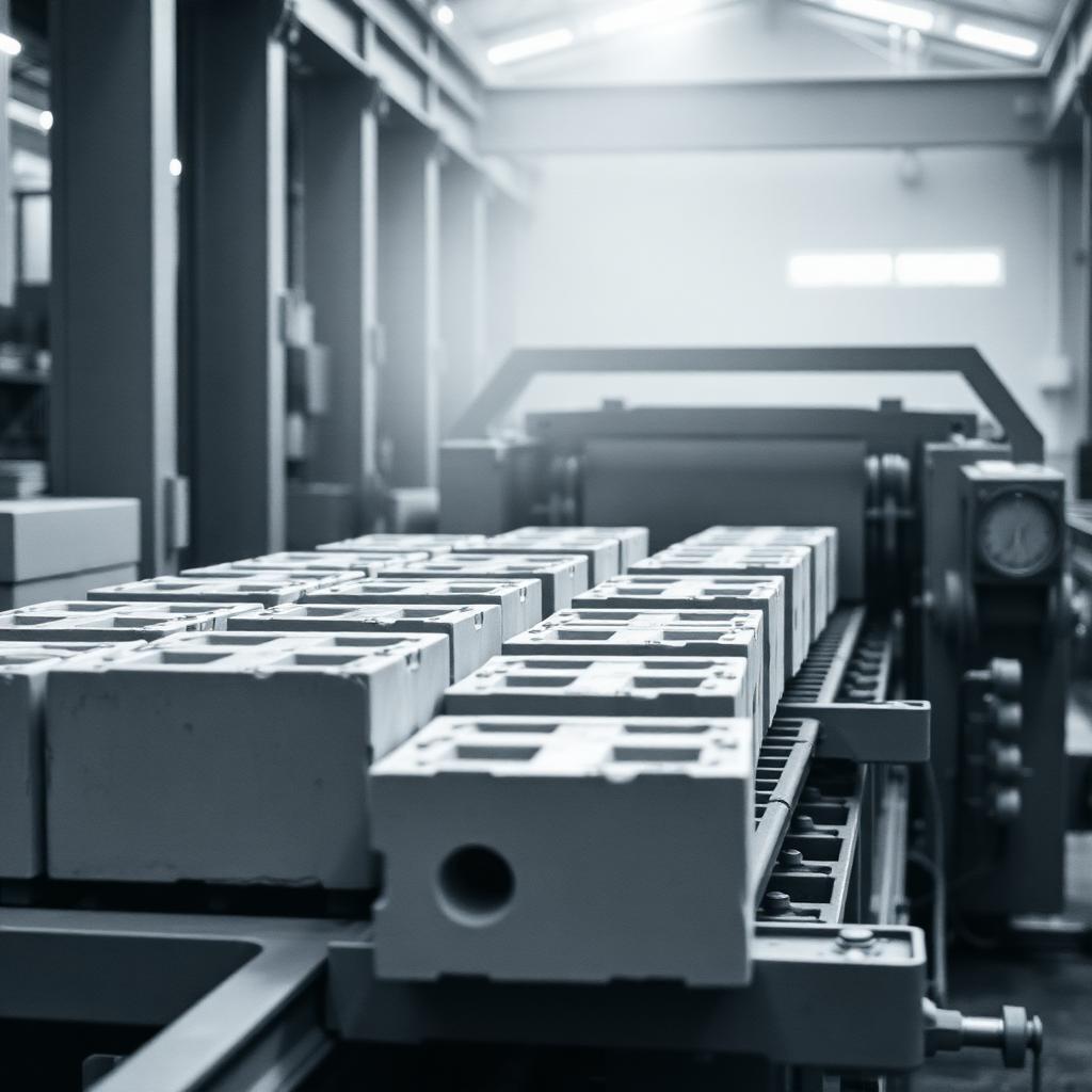 Proceso de producción de bloques